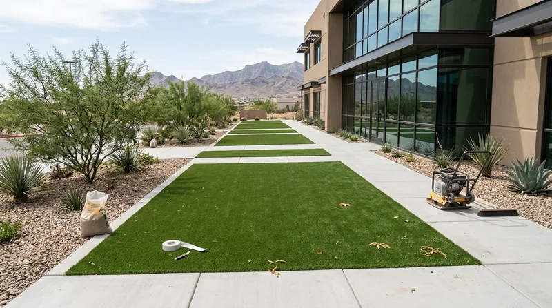 Commercial Artificial Grass Installation El Paso